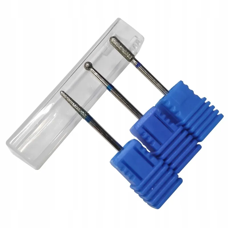 Zestaw 3x frez diamentowy do skórek kulka walec Nie przegap