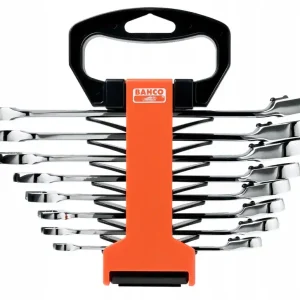 Tylko do końca tygodnia Zestaw 8 kluczy płasko-oczkowych z dwukierunkową grzechotką Bahco [1RZ/SH8]