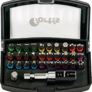 Zestaw bitow 32-czesc. Kolorowy pierscien FORTIS Oferta limitowana