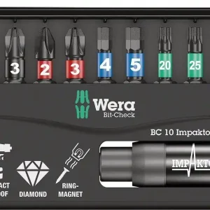 Zestaw bitow Bit-Check 10Impaktor 1 Wera Hit cenowy