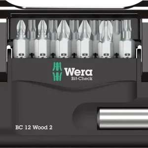 Ograniczona ilość Zestaw bitow Bit-Check 12Wood 2 Wera