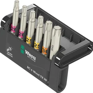 Dostępne od ręki Zestaw bitów Bit-Check 6 Wood TX HF 1 Wera