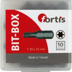 Sprawdź teraz Zestaw bitow DIN3126C6,3 10xT30x25mm FORTIS