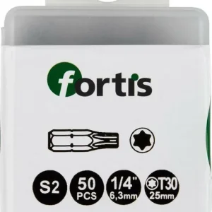 Super okazja Zestaw bitow DIN3126C6,3 50xT30x25mm FORTIS