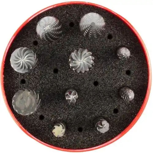 Kup teraz ZESTAW FREZÓW 10 CZĘŚCI TRZONEK MM TRZONEK 6 MM LUKAS