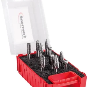 Zestaw frezów ze stopów twardych, C, 6mm 10-częściowy FORMAT Bezpieczne zakupy