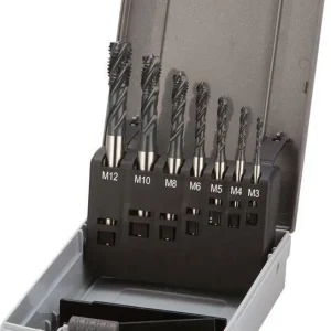 Tylko dziś Zestaw gwintowników maszynowych, HSSE, waporyzowane, typ INOX 6HM3-M12 FORTIS