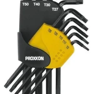 Zestaw kluczy imbusowych PROXXON do śrub TX z uchwytem [9 części] Bestseller