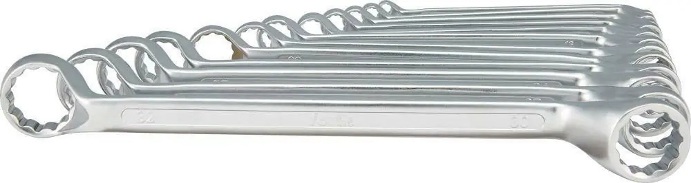 Zestaw kluczy plaskich 2-stronnych DIN838 12-czesc. 6-32mm FORTIS Premium