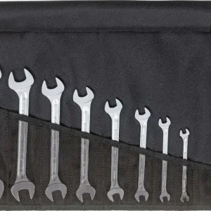 Bezpieczne zakupy Zestaw kluczy płaskich dwustronnych DIN 3110 6-22mm 8-częściowy w zwijanymetui Stahlwille