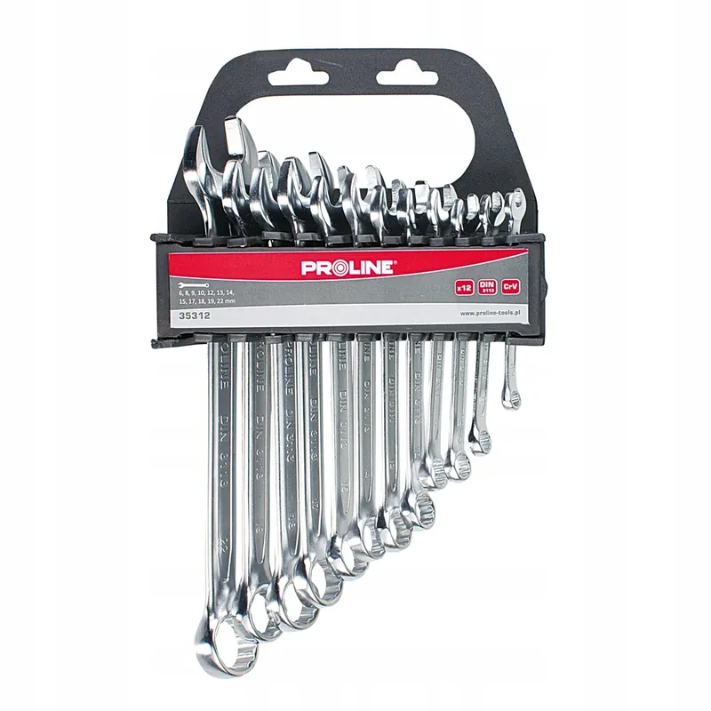 Nowy Zestaw kluczy płasko oczkowych 6-19 Proline 35308