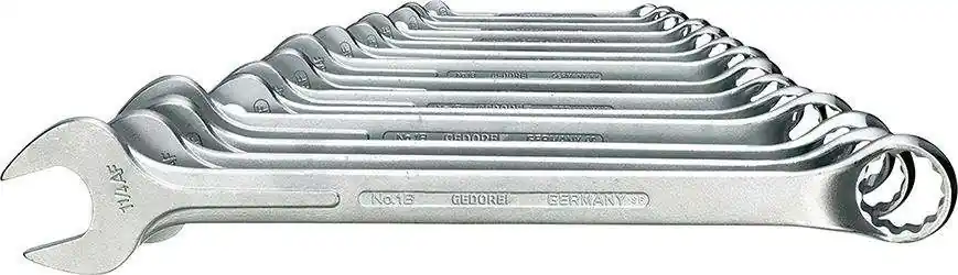 Zestaw kluczy płasko-oczkowych DIN3113B13-częściowy 5/16-1.1/4" Gedore Wybór klientów