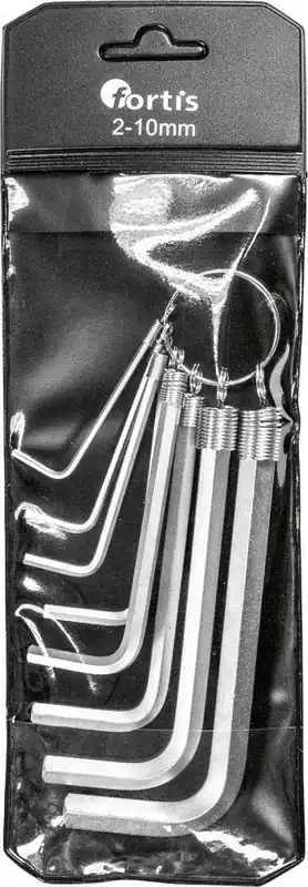 Zestaw kluczy trzpien.9-częśc. 2-10mm FORTIS Oferta limitowana