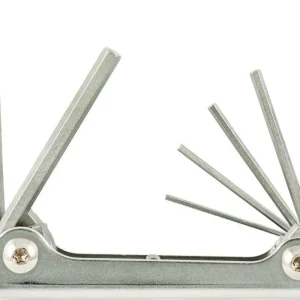 Promocja Zestaw kluczy trzpieniowych, kątowych, w składanym uchwycie, z metalu, 1,5-6mm