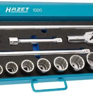 Zestaw końcówek wymiennych klucza nasadowego 3/4" 1000Z, 15-częściowy HAZET Nowy