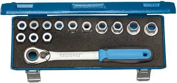 Zestaw końcówek wymiennych klucza nasadowego, część mocująca 6-kąt wewn. Premium