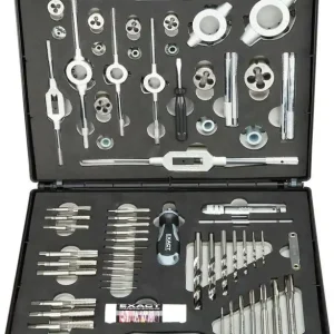 Darmowy zwrot Zestaw narzędzi do gwintowania HSS 61-częściowy M3-M12 EXACT