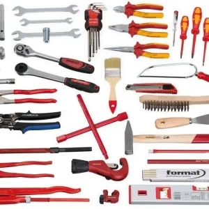 Bestseller Zestaw narzędzi do instalacji sanitarnych, 50-częściowy w kartonowympudełku