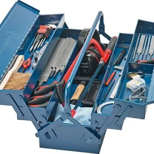 Zestaw narzędzi do metalu, 43-częściowy walizka z blachy stalowejFORMAT Bezpieczne zakupy