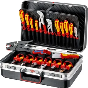 Najlepsza cena Zestaw narzędzi Vision dla elektryków, 20-częściowy w walizce z tworzywa ABS Knipex