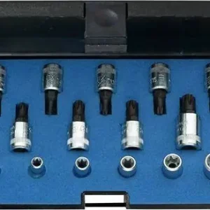 Zestaw nasadek wkrętakowych 1/4" do śrubz łbem TORX 4-10x mm i gniazdem Torx 8-40x mm, Hit sprzedaży