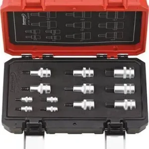 Zestaw nasadek wkrętakowych 1/4" i 1/2" do śrub z gniazdem 6-kąt.FORMAT Hit sprzedaży