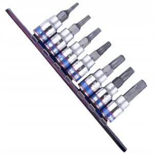 Zestaw nasadki Torx T10-T40 1/4 szyna King Tony Niska cena