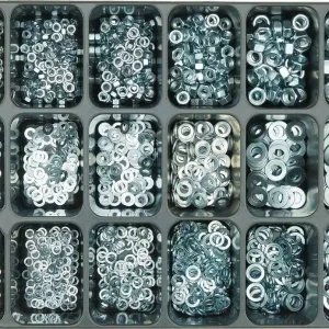 Hit sprzedaży Zestaw nr 13 E-NORM, DIN 934/125/127 ocynk.