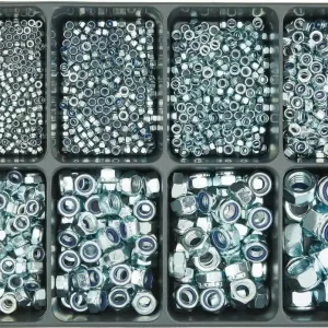 Bezpieczne zakupy Zestaw nr 28 E-NORM, DIN 985, ocynk.