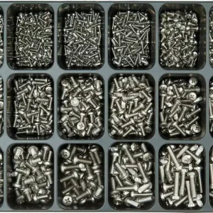 Zestaw nr 35 E-NORM DIN7985, stal szlachet. A2 Nie przegap