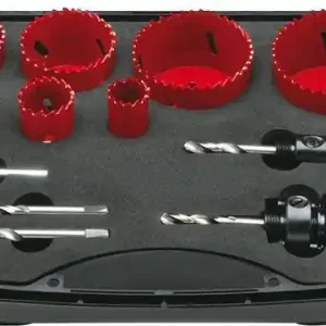 Zestaw otwornic HSSBi M42dla elektryków 22-68mm FORMAT Oferta limitowana