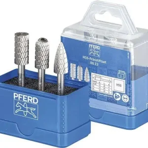 Oferta Zestaw piln. obrotowych HSS, 12mm 3-częściowy, A ST-C-K Ø 12mm, uzęb.Z3 Pferd