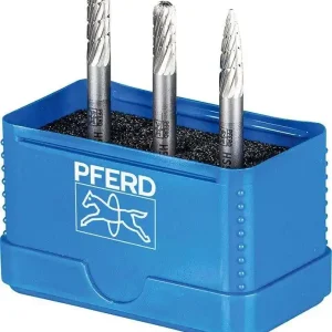 Zestaw piln. obrotowych HSS, 6 mm 3-częściowy, A-C-K Ø 6mm, uzęb.Z3 Pferd Oferta limitowana