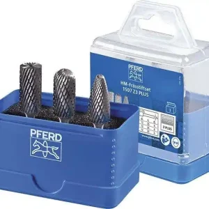 Ograniczona ilość Zestaw piln. obrotowych zwęglika spiekanego, 6mm 3-cz, ZYAS-WRC-RBF Ø 12mm, uzęb.3 Plus Pferd