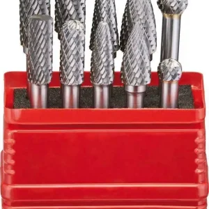 Super okazja Zestaw pilnikow obrot. z weglika spiekanego C 10-czesc. 6mm FORTIS