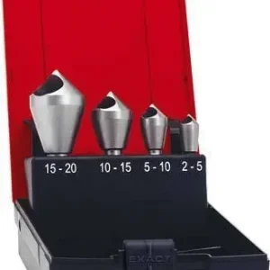 Zestaw pogłębiaczy do gratowania HSS z otworem poprzecznym 90°, 2-20mm FORMAT Darmowy zwrot
