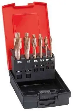 Zestaw pogłębiaczy płaskich,jakość dokładna,DIN373 M3-M10 FORMAT Hit sprzedaży