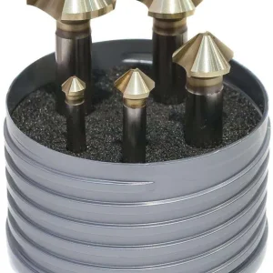 Oferta czasowa Zestaw pogłebiaczy stożkowych podziałką krawędzi skrawających HSSTiZrN