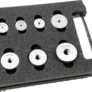 Zestaw sprawdzianów pierścieniowych do gwintów, nieprzechodnich 6g M3-M12 FORMAT Hit cenowy