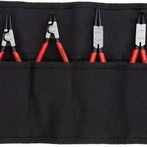 Zestaw szczypiec do pierścieni osadczych, 8-cz,w zwijanym etui KNIPEX Okazja