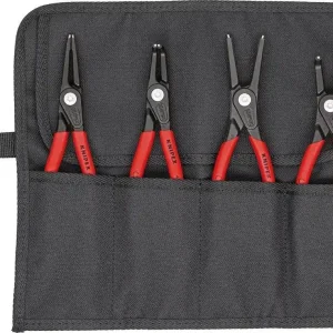 Zniżka Zestaw szczypiec do pierścieni osadczych, precyzyjnych,w etui zwijanym 4-cz.KNIPEX