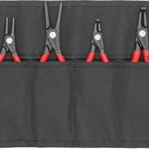 Dodaj do koszyka Zestaw szczypiec do pierścieni osadczych, precyzyjnych,w etui zwijanym 8-cz.KNIPEX