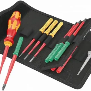 Wybór klientów Zestaw trzpieni wymiennych Kraftform Kompakt VDEslim 16-częściowy Wera