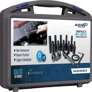 Do wyczerpania zapasów Zestaw udarowych bitów 7/16" 18-cz. TorxASW