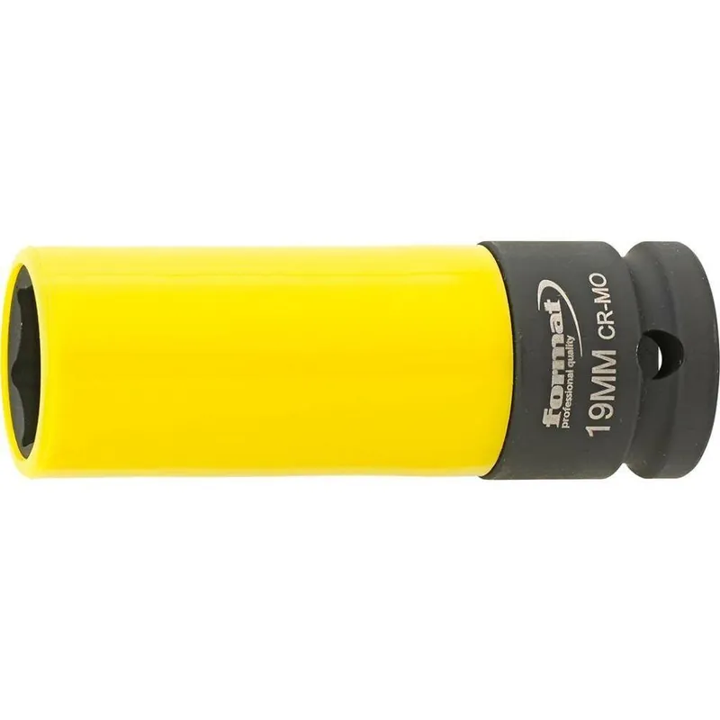 Zniżka Zestaw udarowych końcówekklucza nasad.z tulejką z tworz.sztuczn. 1/2" 19x85mm FORMAT