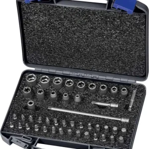 Zestaw udarowych końcówekwymiennych klucza nasadowego 1/4" 46-częściowy ASW Sprawdź teraz