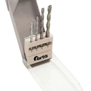 Zestaw wiertel uniwers. 4-czesc. 4,5,6,8mm FORTIS Hit sprzedaży