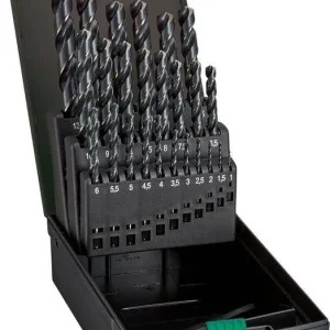 Zestaw wierteł krętych DIN338, HSS bronce 1,0-10,5mm + wiertło do otworów pod gwint Darmowa dostawa