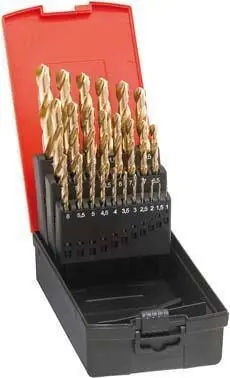 Zestaw wierteł krętych DIN338, HSS, szlifowane, TiN, typ N 1-5,9mm FORMAT Oferta