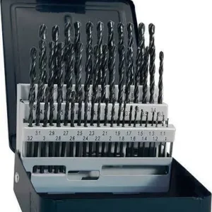 Zestaw wierteł krętych DIN338, HSS, walcowane rolkowo,typ N 1-5,9mm FORTIS Tylko dziś